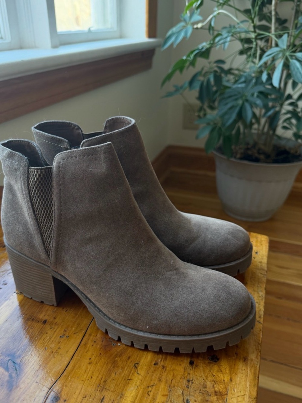 Brown boots